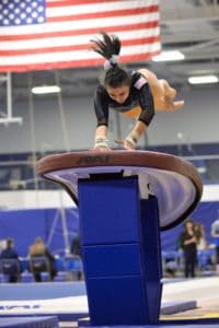 gymnast overcoming fear on vault