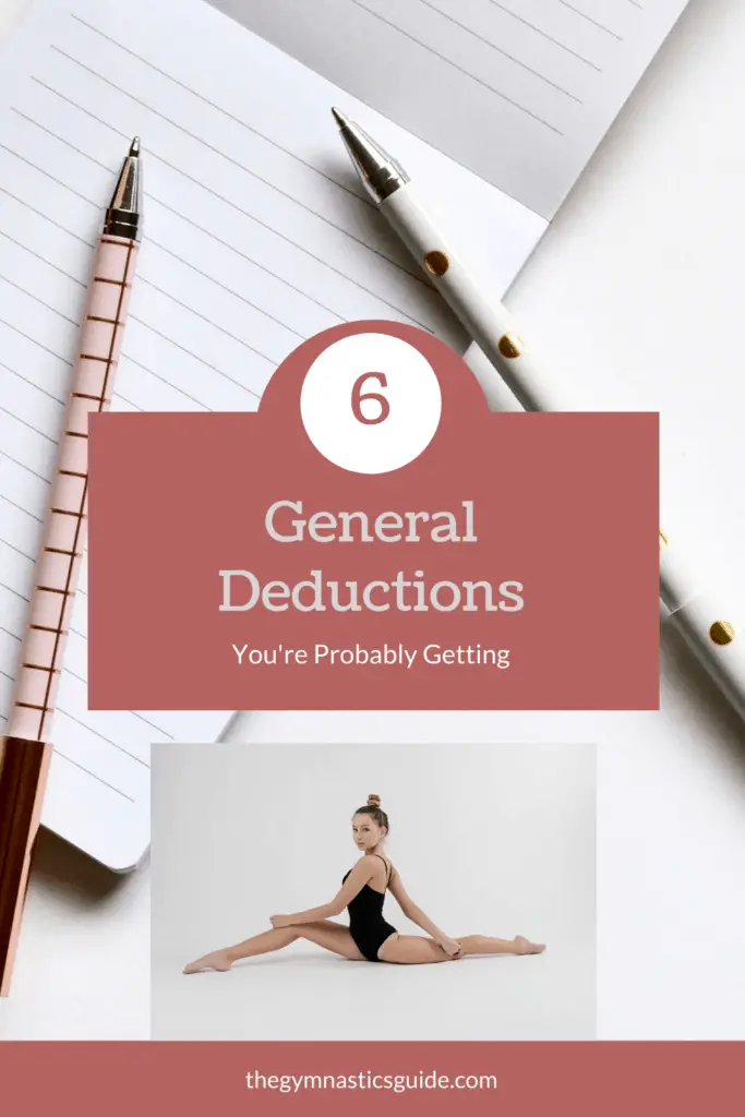 Optional General Deductions