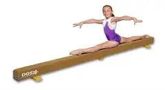 low gymnastics beam for home